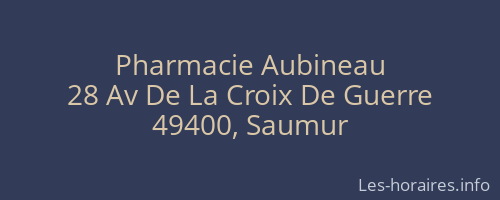 Pharmacie Aubineau