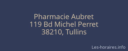 Pharmacie Aubret