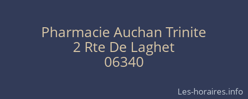 Pharmacie Auchan Trinite
