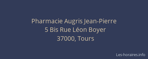 Pharmacie Augris Jean-Pierre
