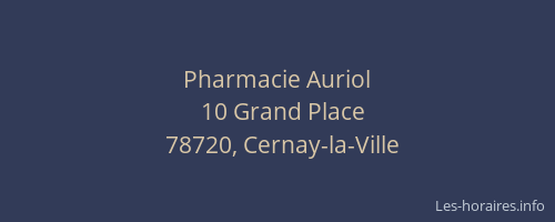 Pharmacie Auriol