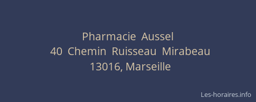 Pharmacie  Aussel