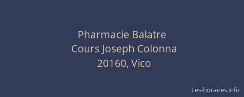 Pharmacie Balatre