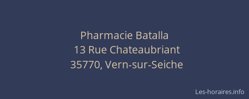 Pharmacie Batalla