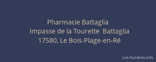 Pharmacie Battaglia