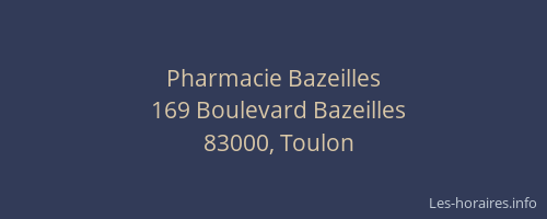 Pharmacie Bazeilles