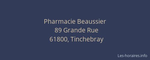 Pharmacie Beaussier