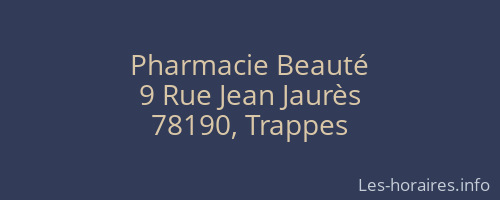 Pharmacie Beauté