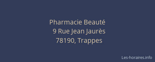 Pharmacie Beauté