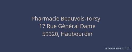 Pharmacie Beauvois-Torsy