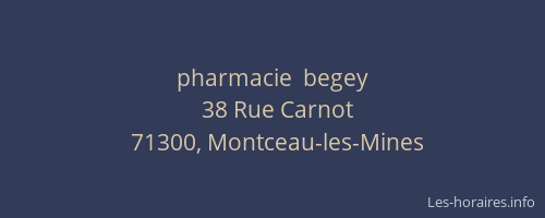 pharmacie  begey
