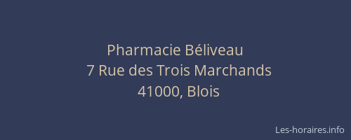 Pharmacie Béliveau