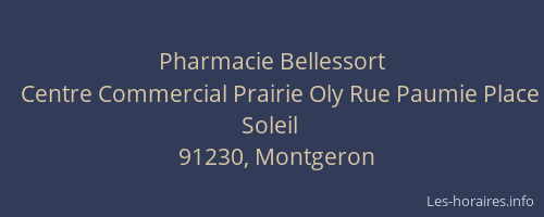 Pharmacie Bellessort