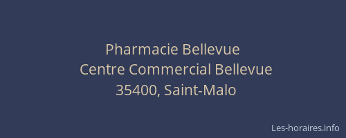 Pharmacie Bellevue