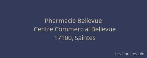 Pharmacie Bellevue