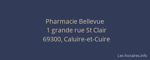 Pharmacie Bellevue
