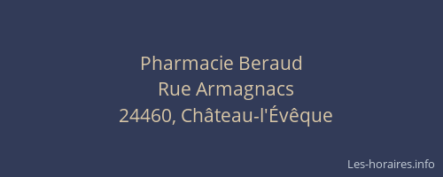 Pharmacie Beraud