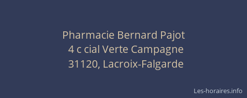 Pharmacie Bernard Pajot