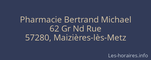 Pharmacie Bertrand Michael