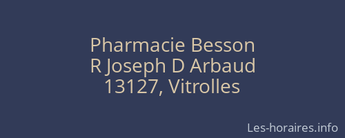 Pharmacie Besson