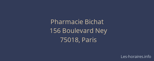Pharmacie Bichat
