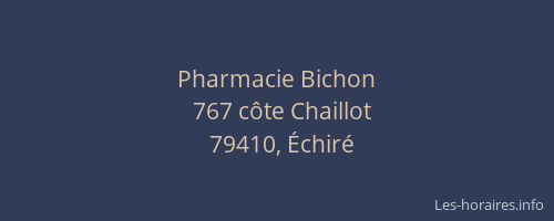 Pharmacie Bichon