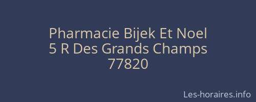 Pharmacie Bijek Et Noel