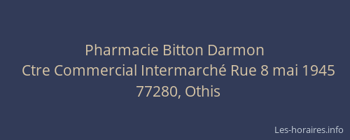 Pharmacie Bitton Darmon