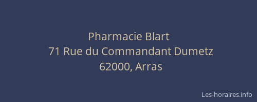 Pharmacie Blart