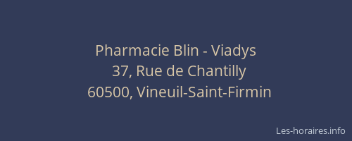 Pharmacie Blin - Viadys