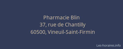 Pharmacie Blin