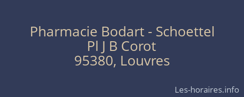 Pharmacie Bodart - Schoettel