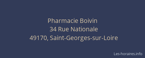 Pharmacie Boivin