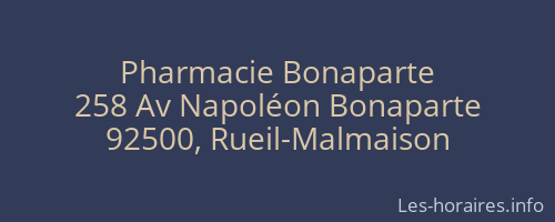 Pharmacie Bonaparte