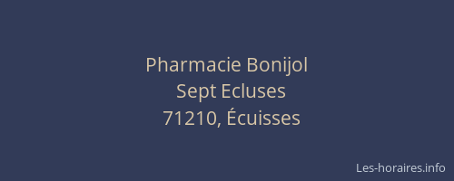 Pharmacie Bonijol