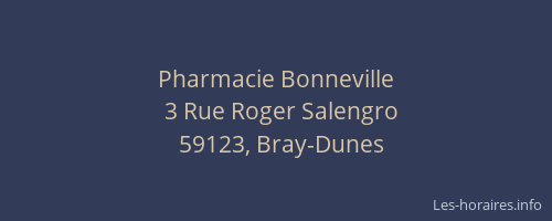Pharmacie Bonneville
