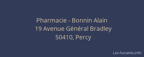 Pharmacie - Bonnin Alain