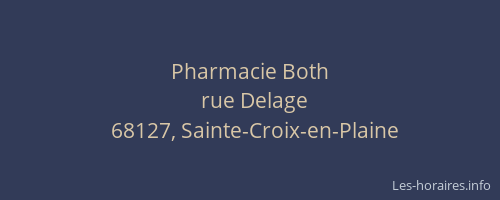 Pharmacie Both
