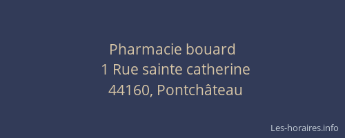 Pharmacie bouard