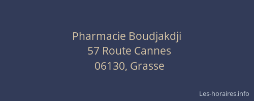 Pharmacie Boudjakdji