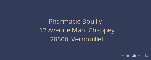 Pharmacie Bouilly