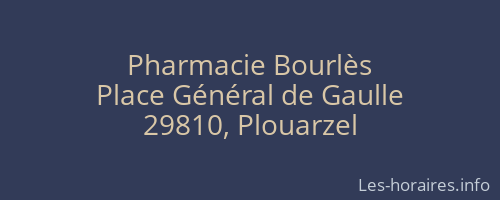 Pharmacie Bourlès