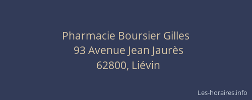 Pharmacie Boursier Gilles
