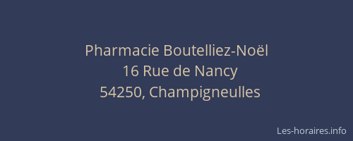 Pharmacie Boutelliez-Noël