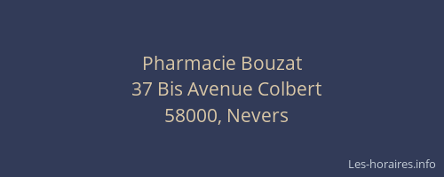 Pharmacie Bouzat