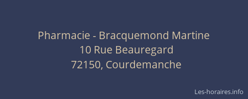 Pharmacie - Bracquemond Martine