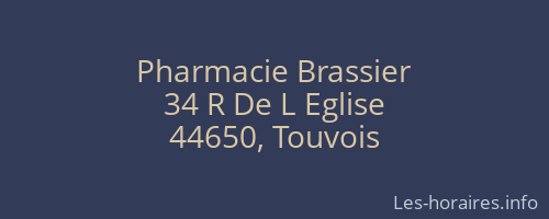 Pharmacie Brassier