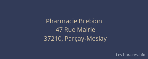 Pharmacie Brebion