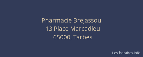 Pharmacie Brejassou