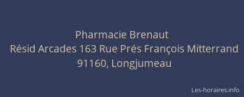 Pharmacie Brenaut